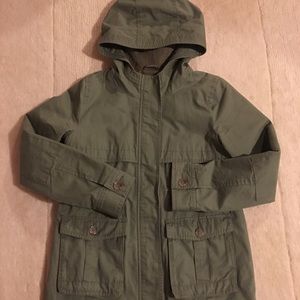Girls army coat barely worn